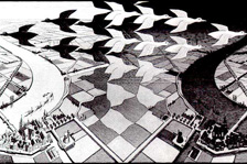 MC Escher - Jour et nuit
